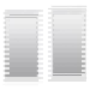 30X36 DECO FRMD BEVELED MIR WHIT